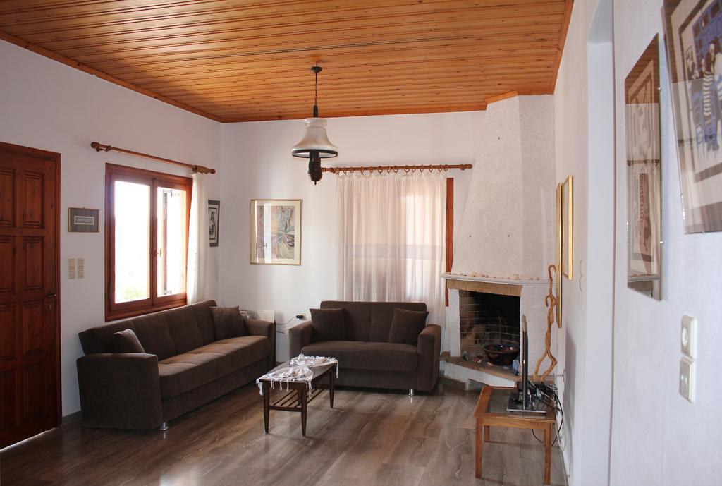 Theros Beach House Villa Stavrós Exterior foto